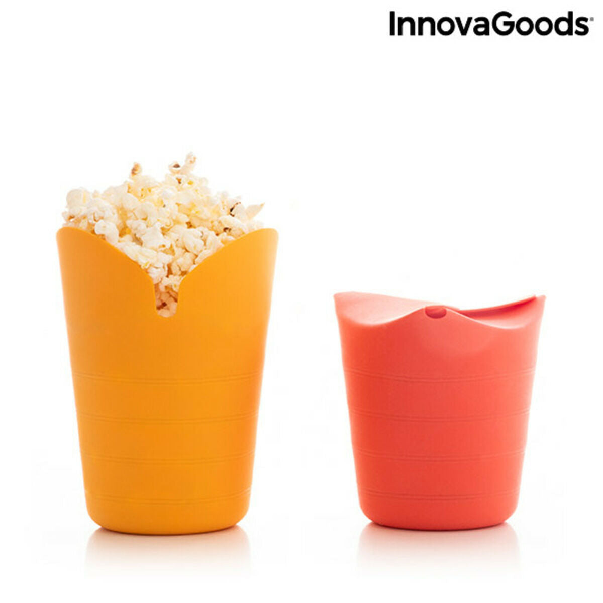 Popcorn Popper in Silicone Pieghevole – Set da 2 | InnovaGoods