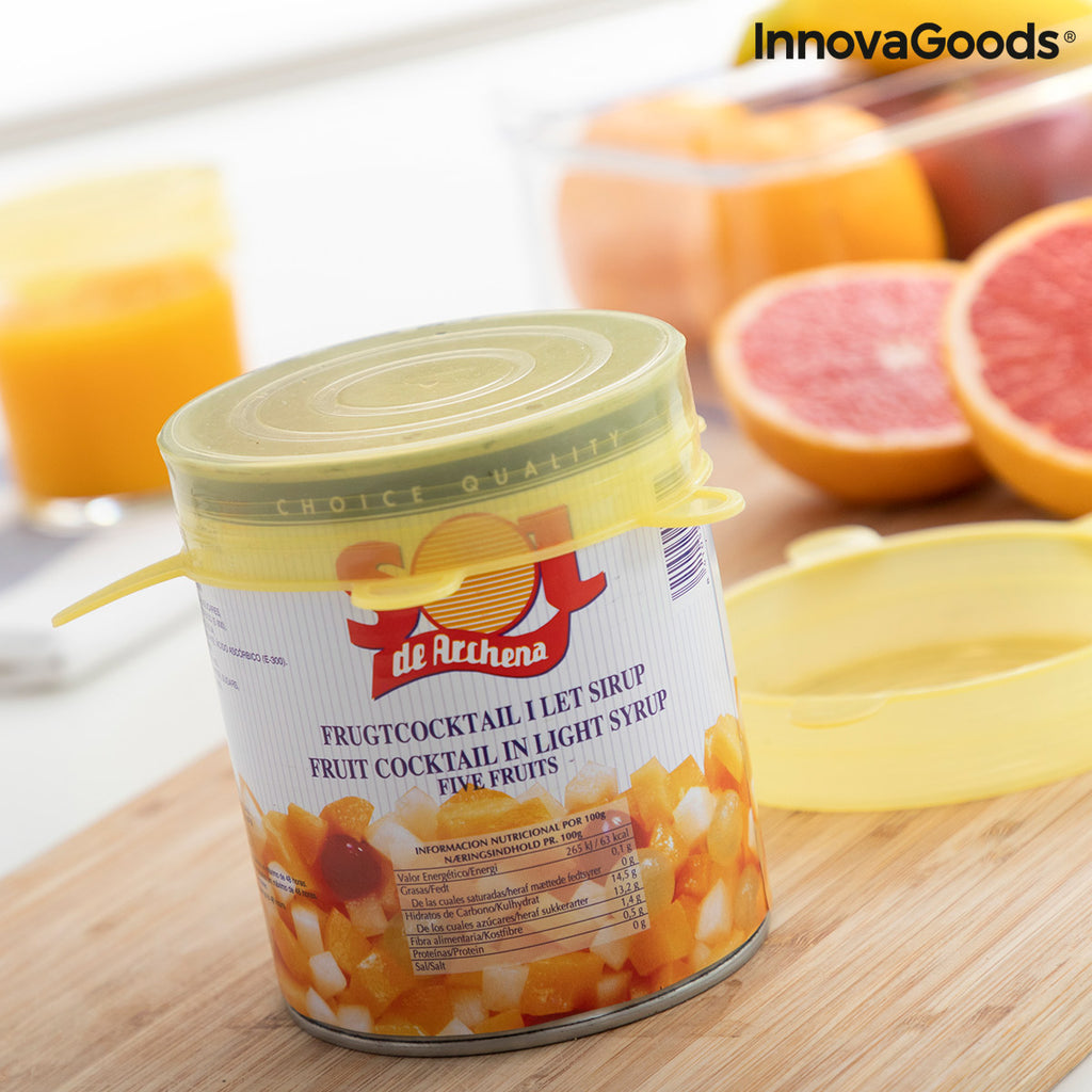 Coperchi Riutilizzabili in Silicone Regolabili – Set da 10 per la conservazione degli Alimenti