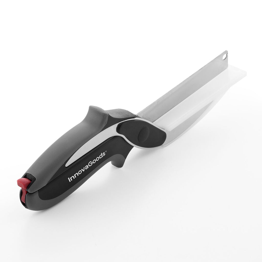 Coltello-Forbici da Cucina Multifunzione con Tagliere Integrato – Scible InnovaGoods