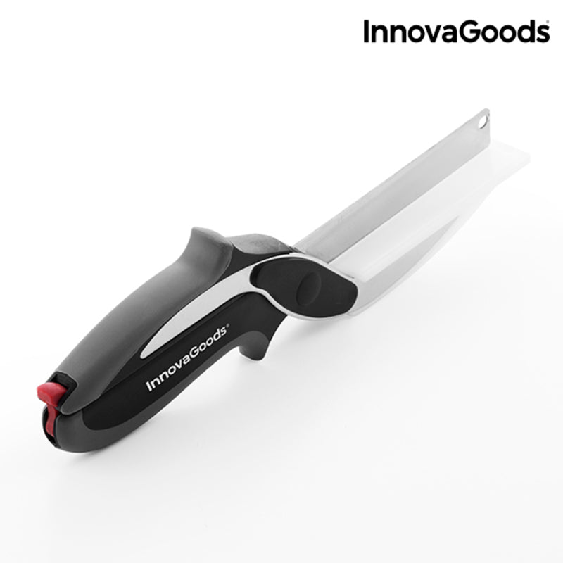 Coltello-Forbici da Cucina Multifunzione con Tagliere Integrato – Scible InnovaGoods