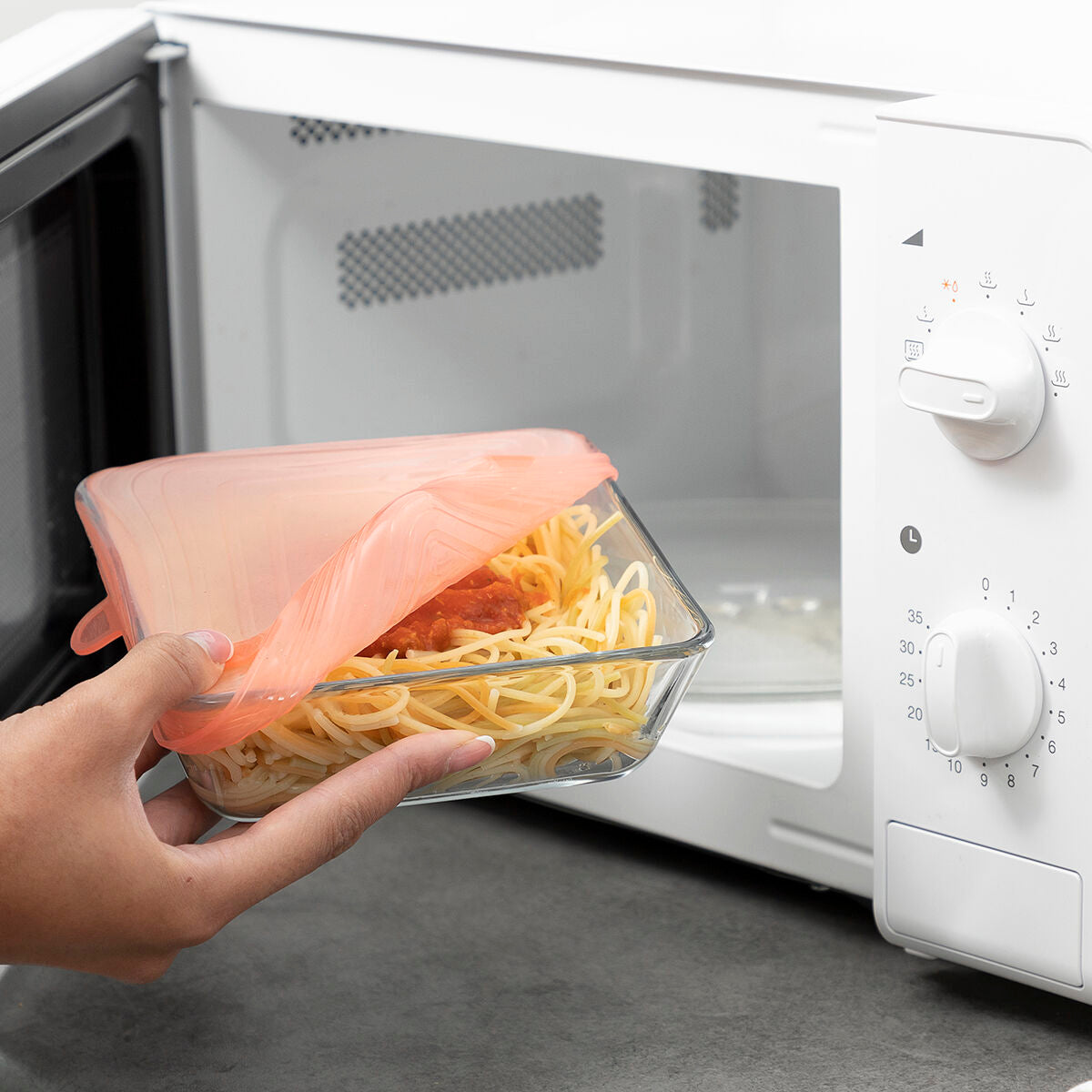 Coperchi Riutilizzabili in Silicone Regolabili – Set da 10 per la conservazione degli Alimenti